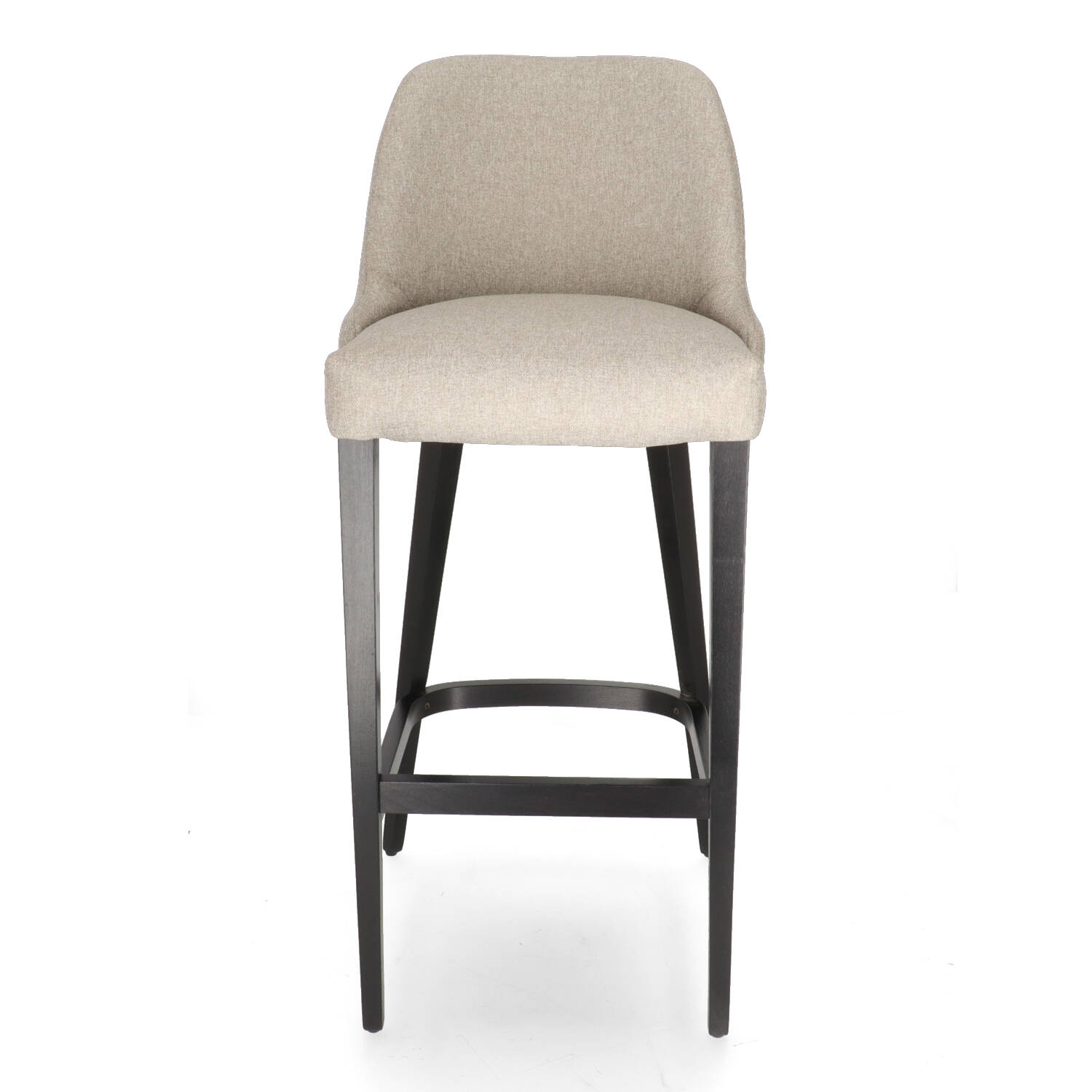 XTON DORIS  Grey Scandinavian Upholstered indoor bar stool